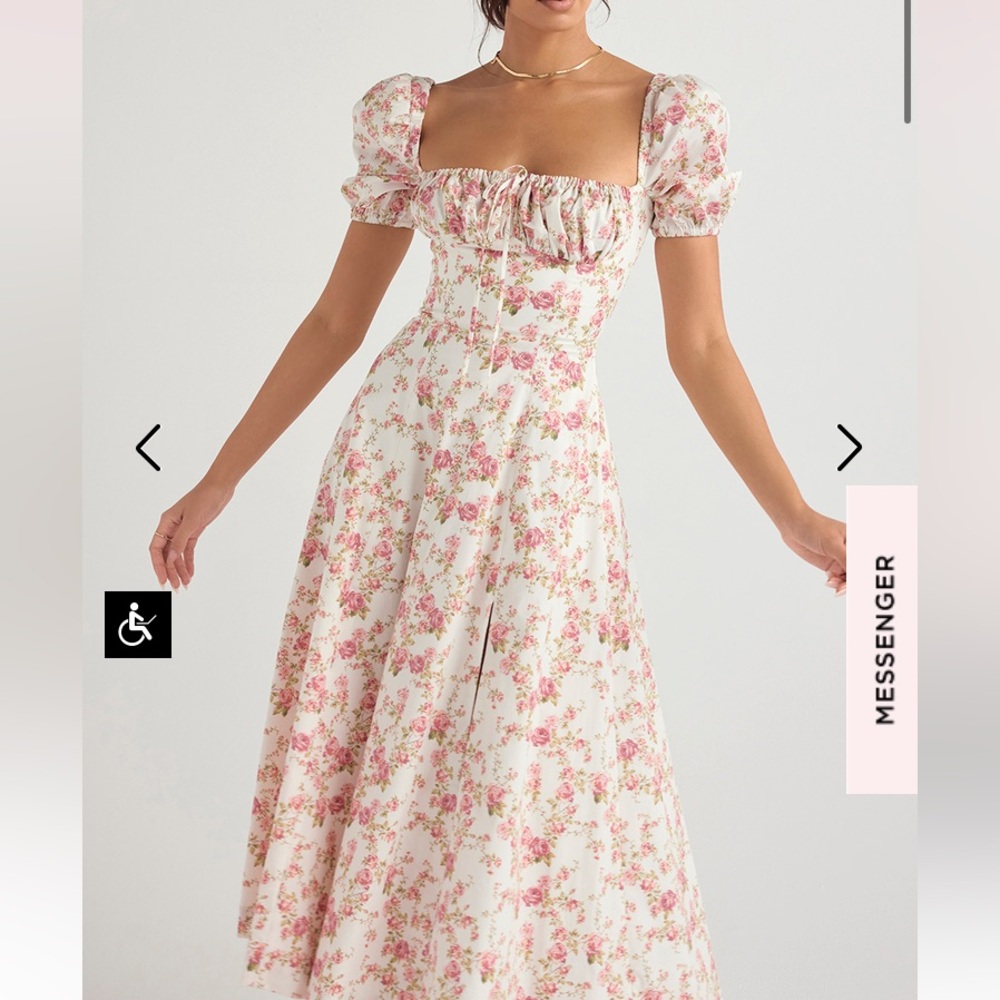 HOUSE OF CB

TALLULAH
ROSE PRINT PUFF SLEEVE MIDI SUNDRESS